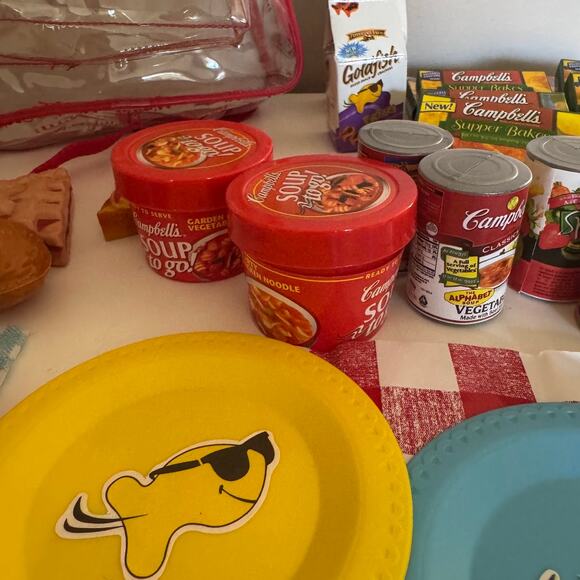 Campbells Play Food Set Backpack Vintage 2003 Toy Pretend Foods - Picture 10 of 10